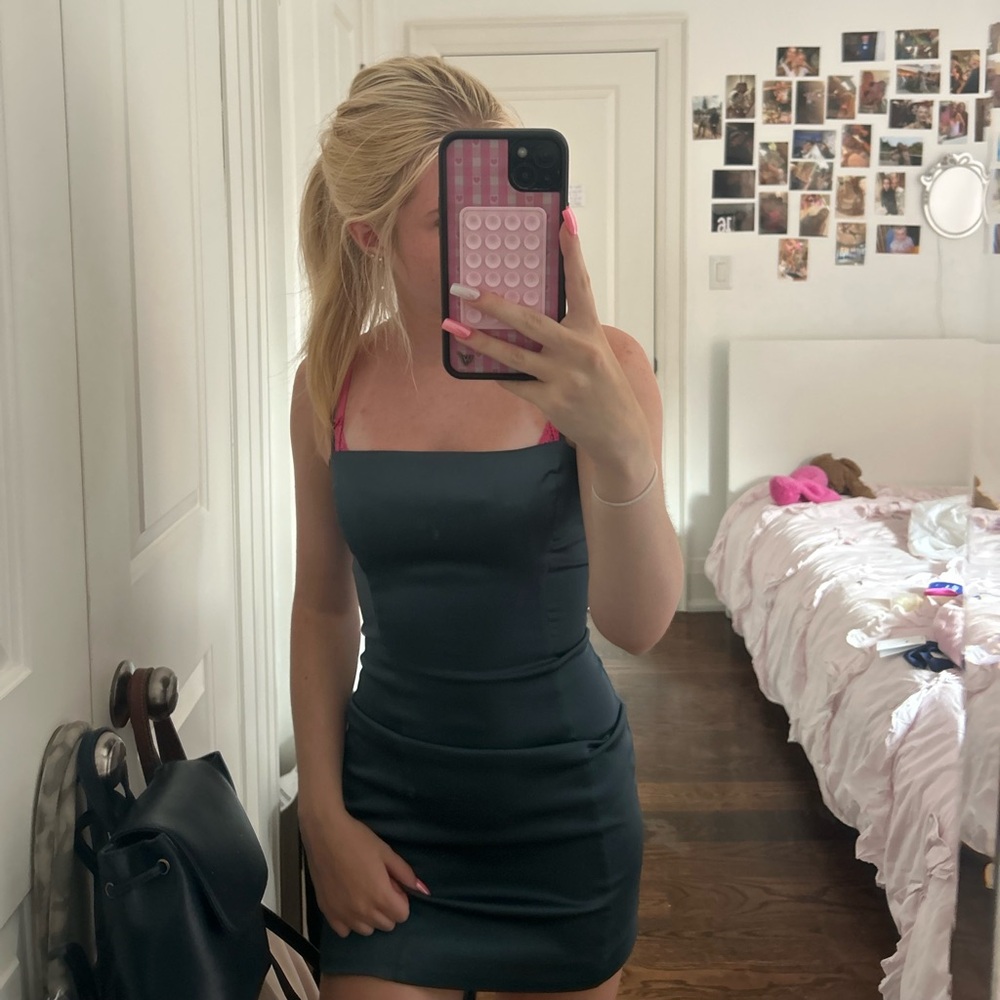 Aritzia Turquoise Mini Dress